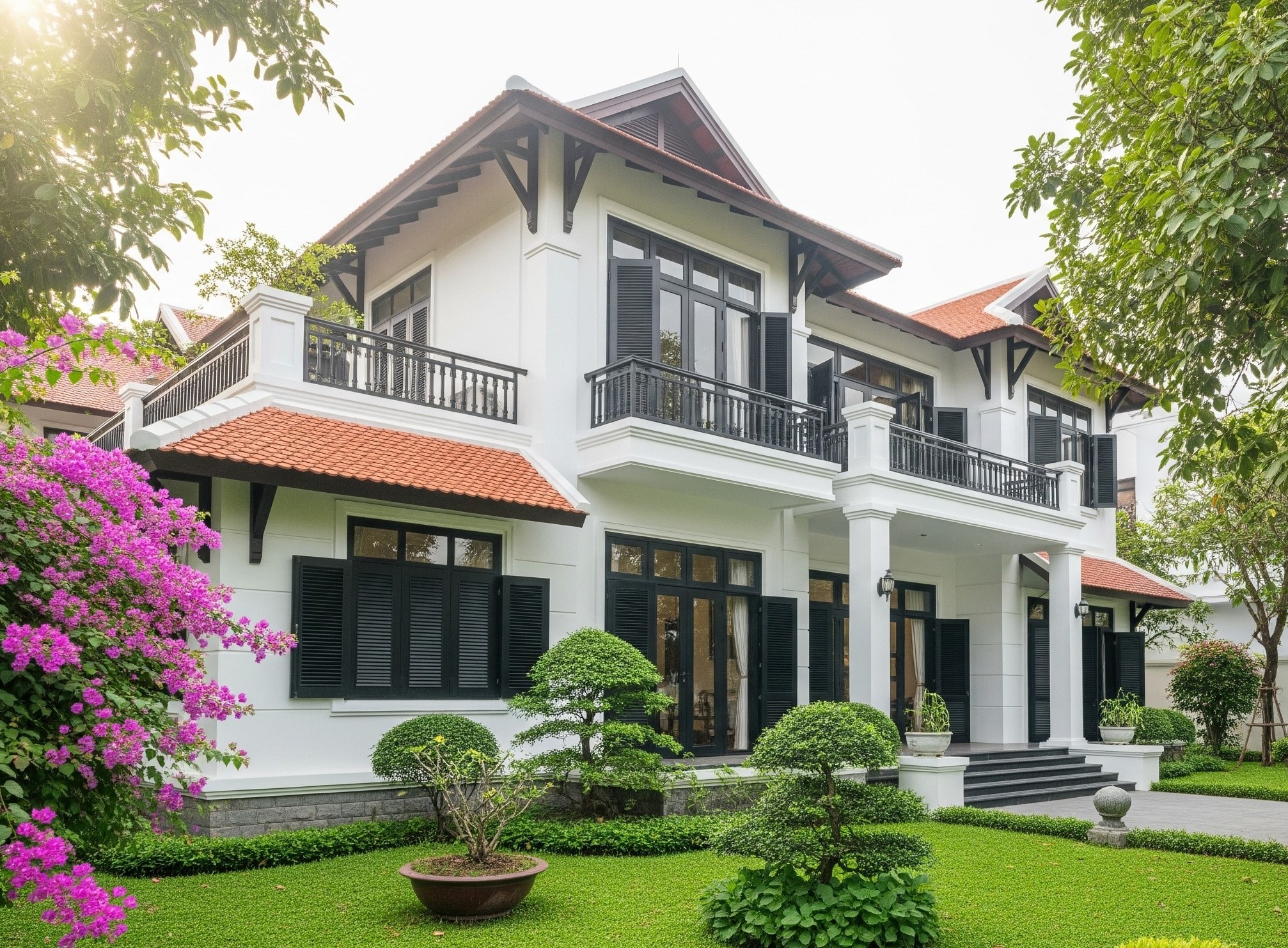 Bản vẽ Biệt thự Đông Dương Ba Vì