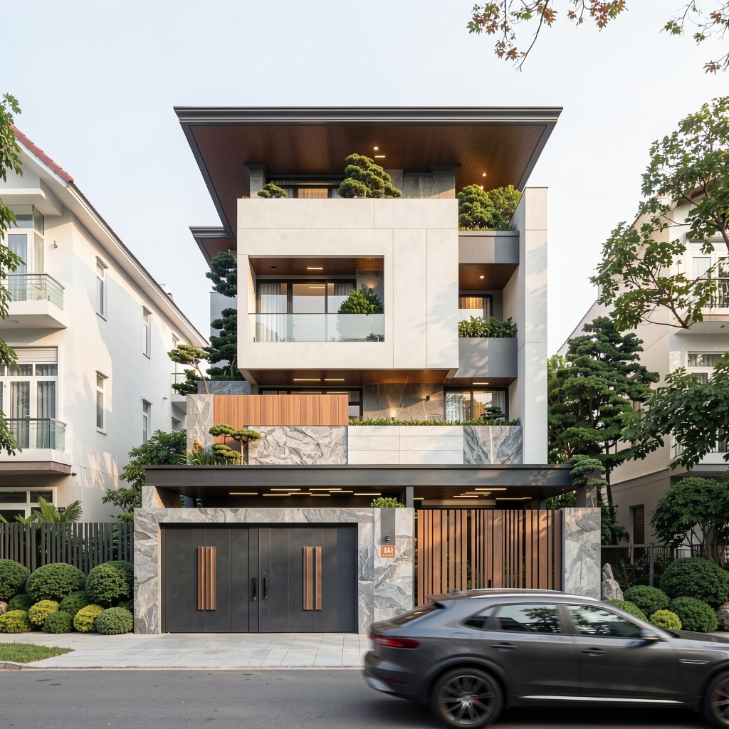 Biệt thự phố hiện đại 4 tầng Lumiere Villa