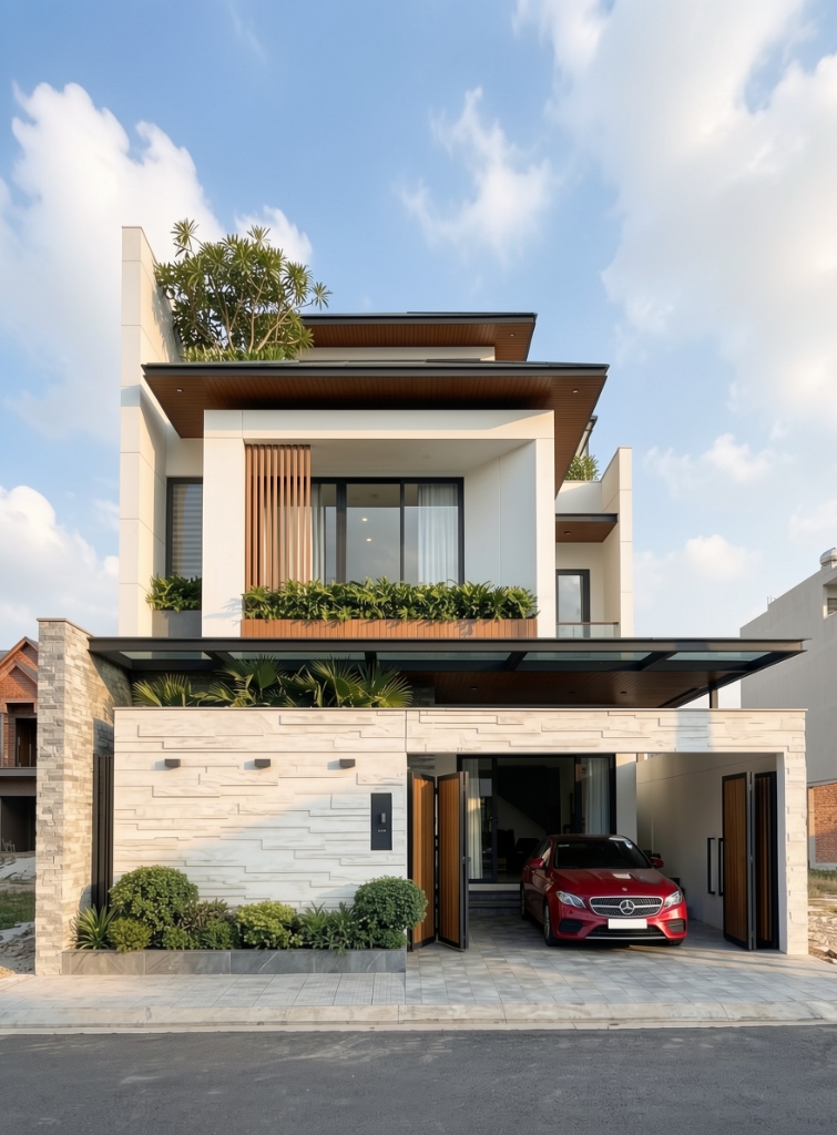 Nhà phố Hiện đại