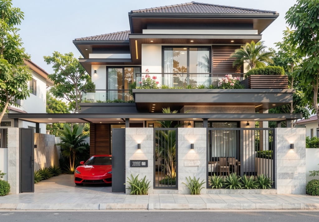 Biệt thự sinh thái vườn hiện đại